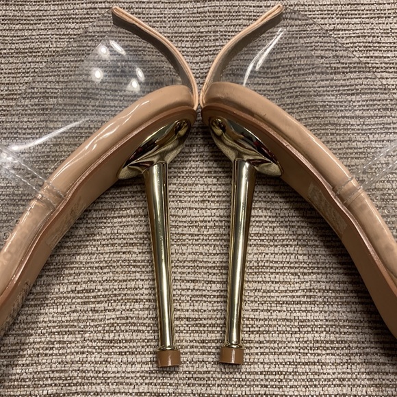 Fashion Nova clear Heels size 6.5 - Picture 15 of 16